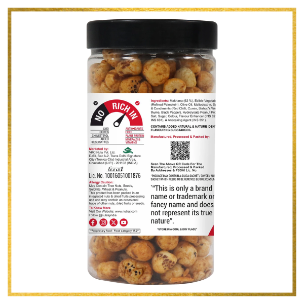 Snackrite Makhana Combo (Pack of 2) - Pudina Chatka (70g) and Peri Peri Flavor (70g) | Popped Lotus Seed | Flavoured Fox Nuts