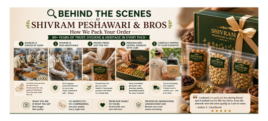 🔍 Behind the Scenes at Shivram Peshawari & Bros: How We Pack Your Order