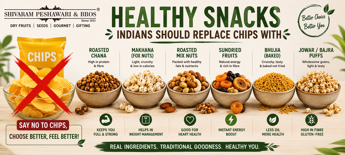 Healthy Snacks Indians Should Replace Chips With