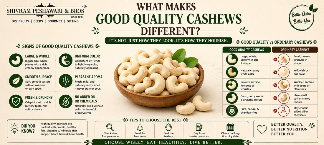 What Makes Good Quality Cashews Different?