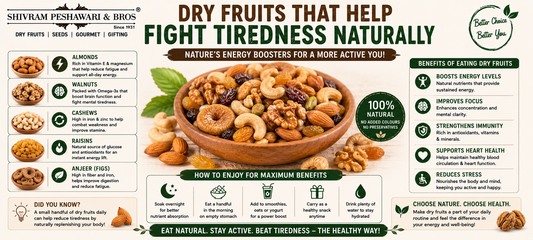 Dry Fruits That Help Fight Tiredness Naturally