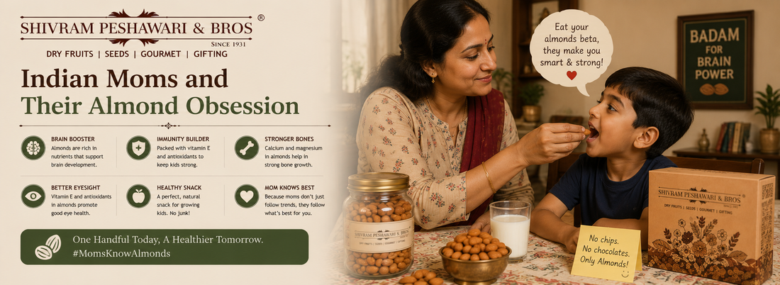 Indian Moms and Their Almond Obsession