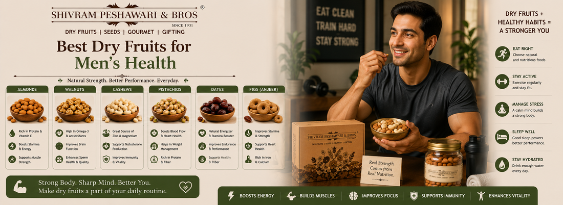 Best Dry Fruits for Men’s Health