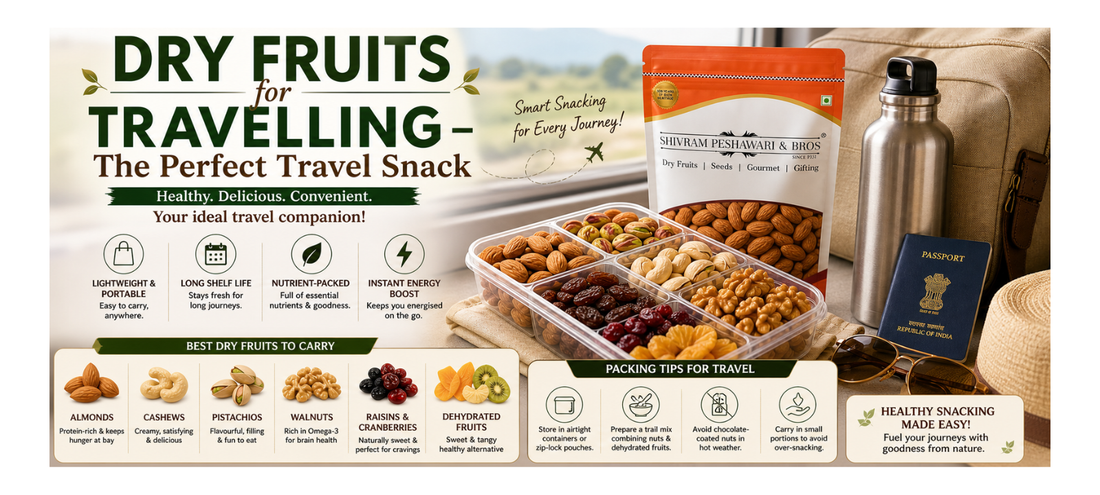 Dry Fruits for Travelling – The Perfect Travel Snack Introduction
