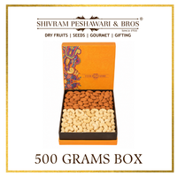 500 Grams - Customized Gift Box (250 Grams each of Almond & Cashews)