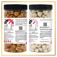 Snackrite Makhana Combo (Pack of 2) - Himalayan Salt (70g) and Peri Peri Flavor (70g) | Popped Lotus Seed | Flavoured Fox Nuts