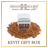 Kevit Dry Fruits Gift Box Combo - (150 Grams each of Almonds & Cashews)