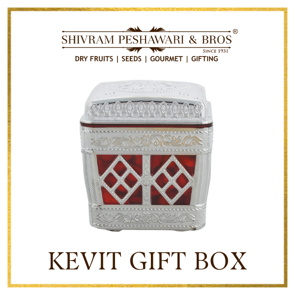 Kevit Dry Fruits Gift Box Combo - (150 Grams each of Almonds & Cashews)