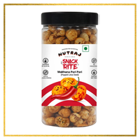 Snackrite Makhana Combo (Pack of 2) - Pudina Chatka (70g) and Peri Peri Flavor (70g) | Popped Lotus Seed | Flavoured Fox Nuts