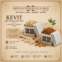 Kevit Dry Fruits Gift Box Combo - (150 Grams each of Almonds & Cashews)