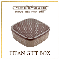 Titan Dry Fruits Gift Box - 400 Grams (100 Grams each of Almonds,Cashew,Raisins & Pistas)