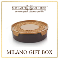 Milano Dry Fruits Gift Box - 400 Grams (100 Grams each of Almonds,Cashew,Raisins & Pistas)