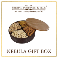 Nebula Dry Fruits Gift Box - 800 Grams (200 Grams each of Almonds,Cashew,Raisins & Pistas)