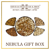 Nebula Dry Fruits Gift Box - 800 Grams (200 Grams each of Almonds,Cashew,Raisins & Pistas)