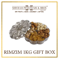 Big Rimzim Dry Fruits Gift Box - 1Kg (200 Grams each of Almonds,Cashew,Raisins,Pistas & Dates) (Copy)
