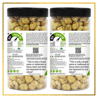 Snackrite Makhana Combo (Pack of 2) - Pudina Chatka Flavor - 70g × 2 | Popped Lotus Seed | Flavoured Fox Nuts