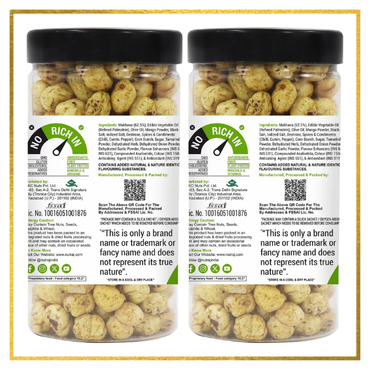 Snackrite Makhana Combo (Pack of 2) - Pudina Chatka Flavor - 70g × 2 | Popped Lotus Seed | Flavoured Fox Nuts