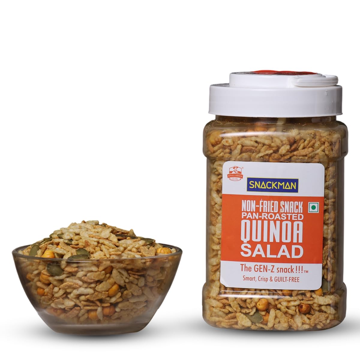 SnackMan Non-Fried Snack Pan-Roasted- Quinoa Salad (325 g)| The Gen-Z Snack