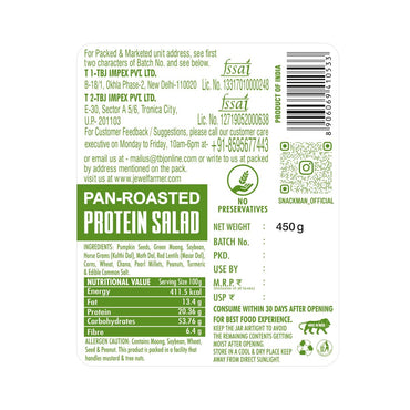SnackMan Non-Fried Snack Pan-Roasted- Protein Salad (450g)| The Gen-Z Snack|